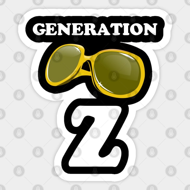 Generation Z - Era of yellow colors Sticker by All About Nerds